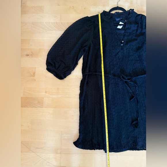 GAP Swiss Dot Pleated Dress Sz L NWT $80 MSRP - Picture 5 of 7